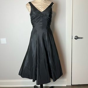 Vintage Cache Taffeta Dress 2 Black